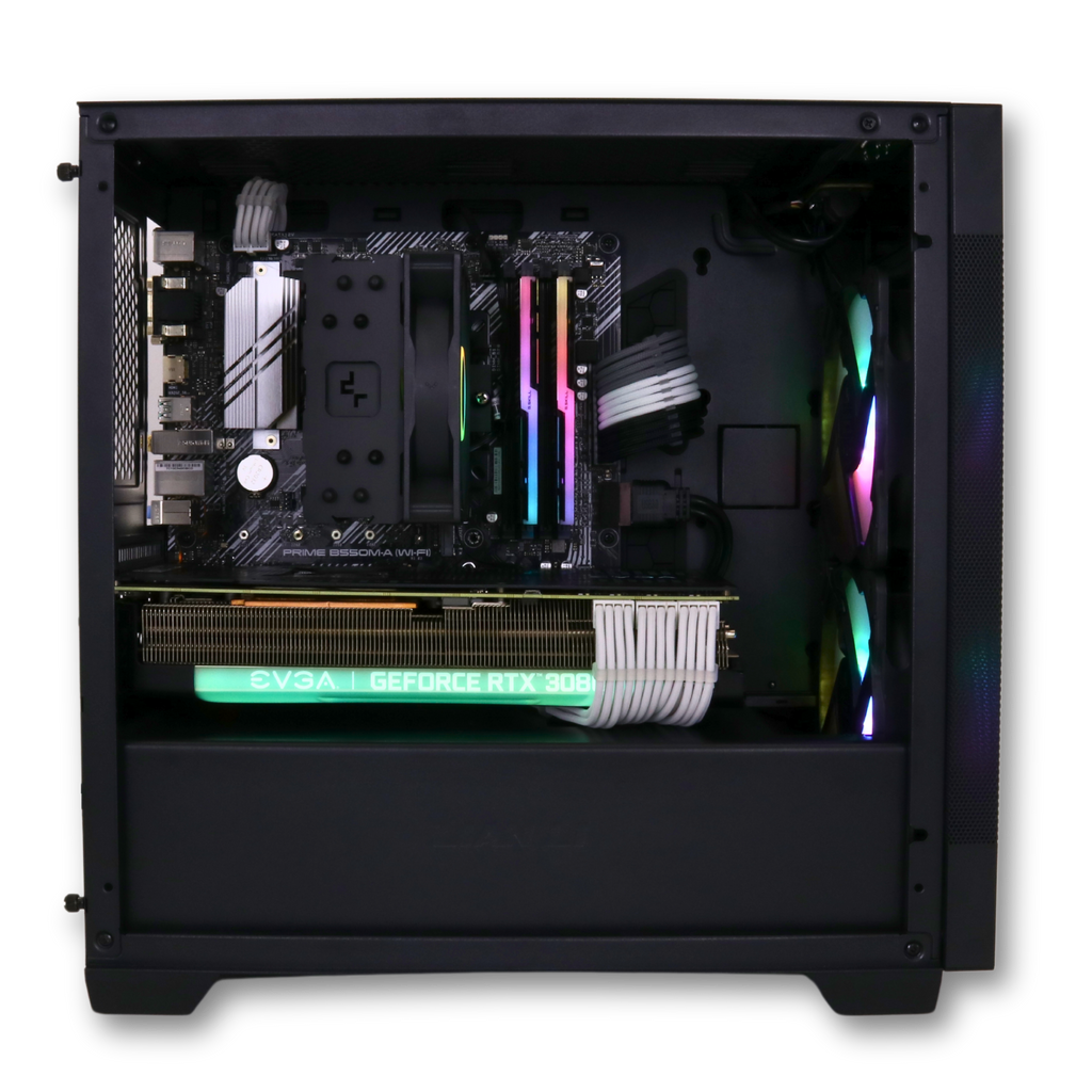 Image of Gaming PC with side panel removed